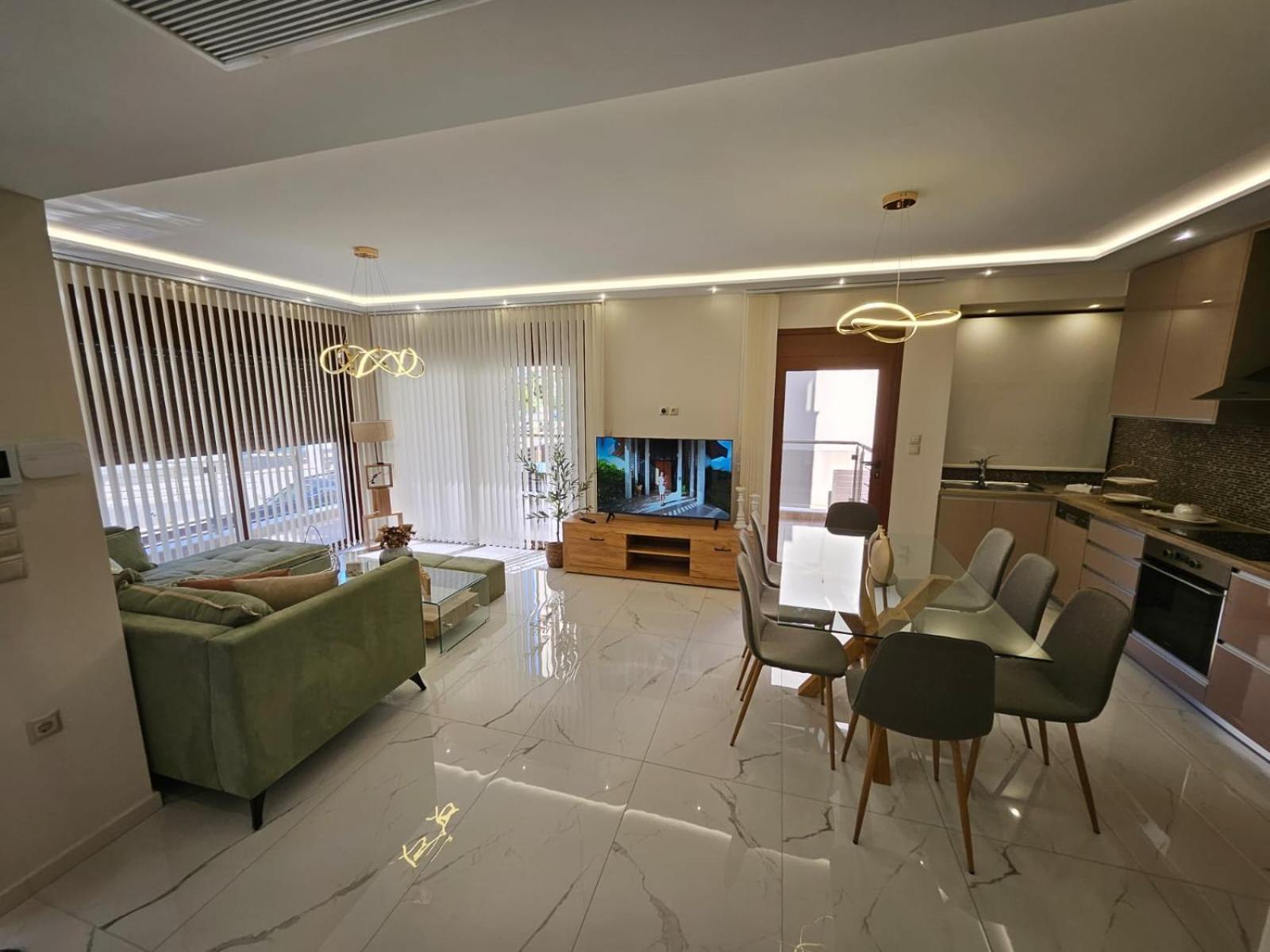 Agora Luxury Villa I Loutraki  Bagian luar foto